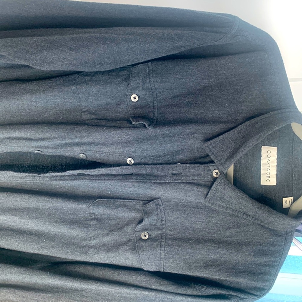 XXL Coastaoro Long Sleeve Flannel Shirt